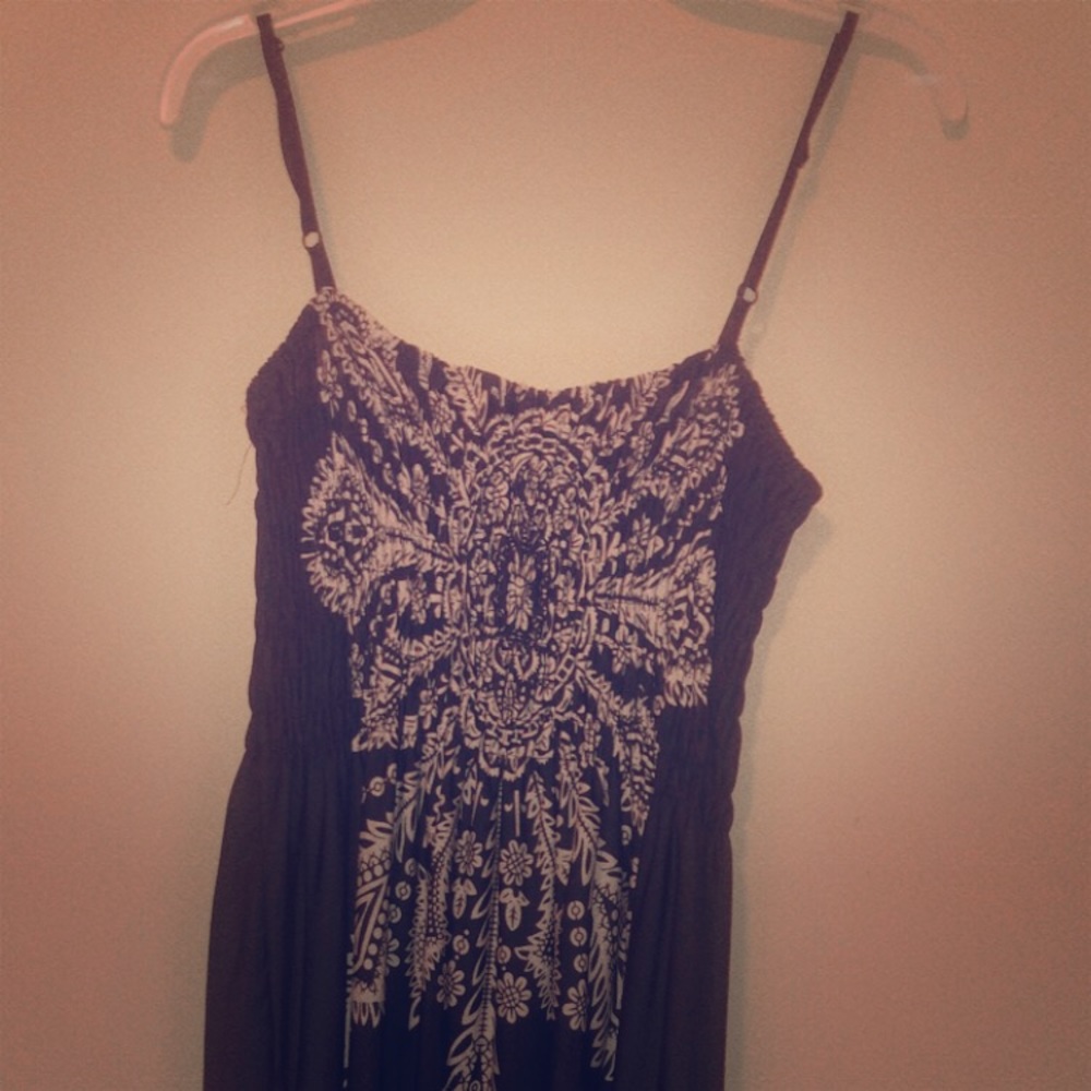 Black and white dress